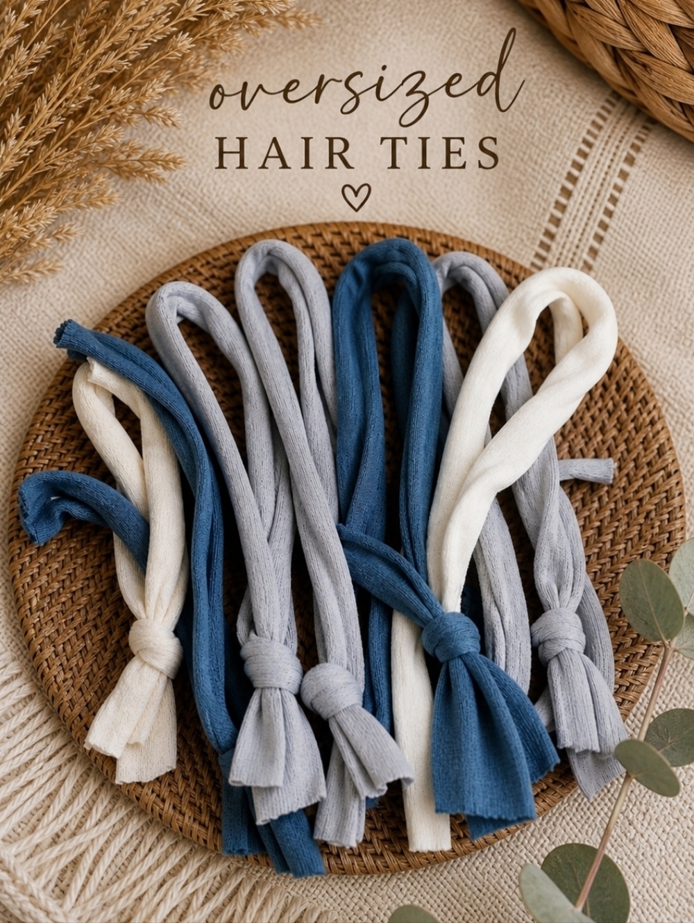 4/$15 Dreadlock Hair Extensions Stretchy Ties Ponytail Small 7-14" Qt:10